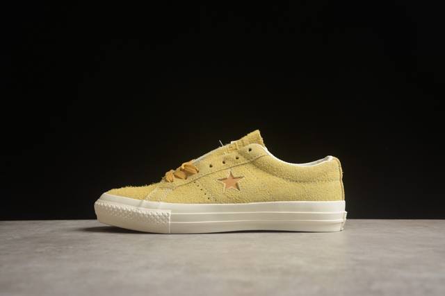 210 Converse One Star Pro 匡威木村 黄色一星复古休闲滑板鞋 A04158C 经典鞋型提供舒适穿着感受 低调不浮夸 简约设计 时尚百搭