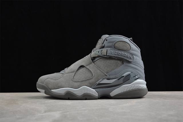 590 Air Jordan 8 Retro "Champagne" Aj8 乔8 酷灰 305381-014 #配色以奥布赖恩冠军奖杯为设计灵感，被称“Cha