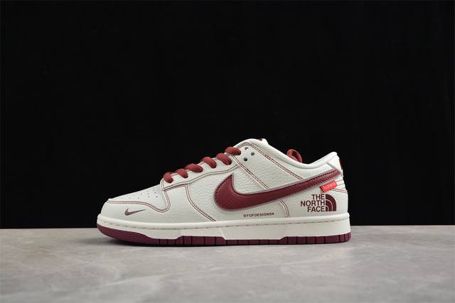 360 Nk Sb Dunk Low Supreme X The North Face 北面联名配色 低帮休闲运动滑板板鞋 Bm0234-506 #大厂纯原品质