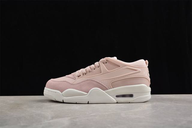 360 Air Jordan 4 "Remastered" Aj4 乔4黑灰 Fq7940-600 #鞋款由纺织网布、皮革和翻毛皮混合而成，散发出时尚、高级的外