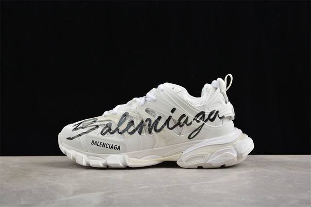 620 Balenciaga 巴黎世家 Track Sneaker 巴黎世家三代 户外概念复古老爹鞋Wtrhw9010 老牌大厂Ok版本出品 专柜同步包装 原装