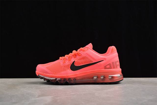 310 Nk Air Max 2013 耐克复古透气网布气垫跑鞋 Hf3660-600 #搭配全掌式 Max Air 气垫，为步伐注入充沛活力。半透明中底和外底