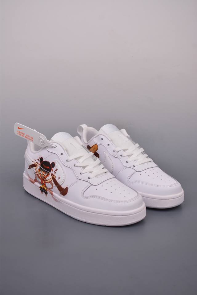 250 Nike Court Vision Low 魔童降世 休闲运动板鞋 纯原版本 低帮百搭透气休闲运动板鞋，经典耐用的设计，兼顾舒适脚感和出众风范，演绎匠