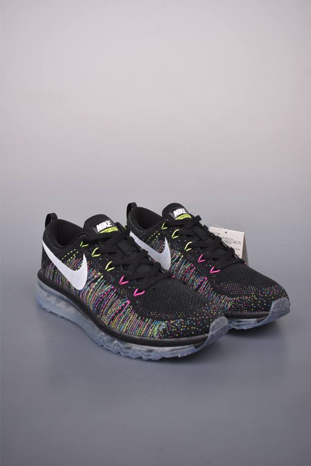 290 Nike Flyknit Air Max 飞线针织全掌气垫慢跑鞋 纯原出品 糅合具有柔韧性的Max Air气垫 配以一体式 Flyknit 针织鞋面
