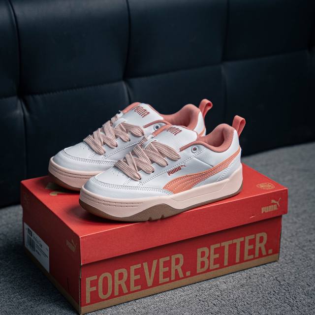 180 核心私 Puma Park Lifestyle Sd Putty Sneaker 公园生活方式系列低帮复古面包风百搭休闲运动板鞋 原楦原纸版开发版型 采