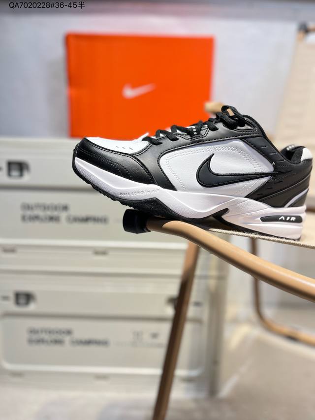 160 Nike Air Monarch M2K 元年经典复古老爹鞋 “白蓝银钩”风靡老爹流行元素 外形延续当下潮流得未来感老爹鞋 设计干净415445 Qa7
