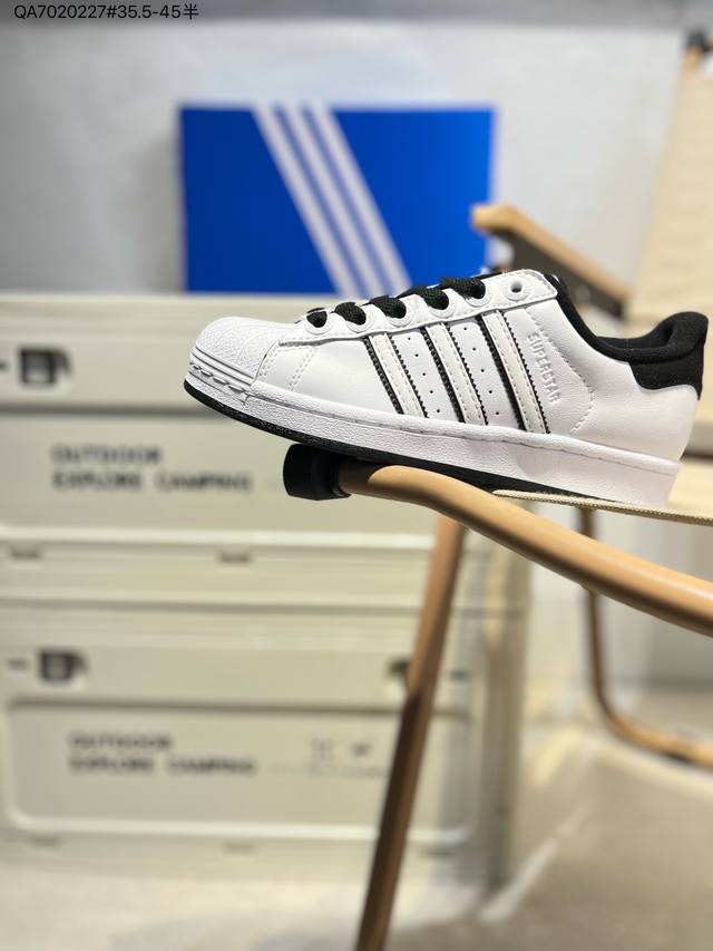 160 Adidas Originals Superstar Al经典配色 经典贝壳头官网同步 实拍首发渠道正品订单 诠释市场最高工艺水平区别市面普通真标版本，