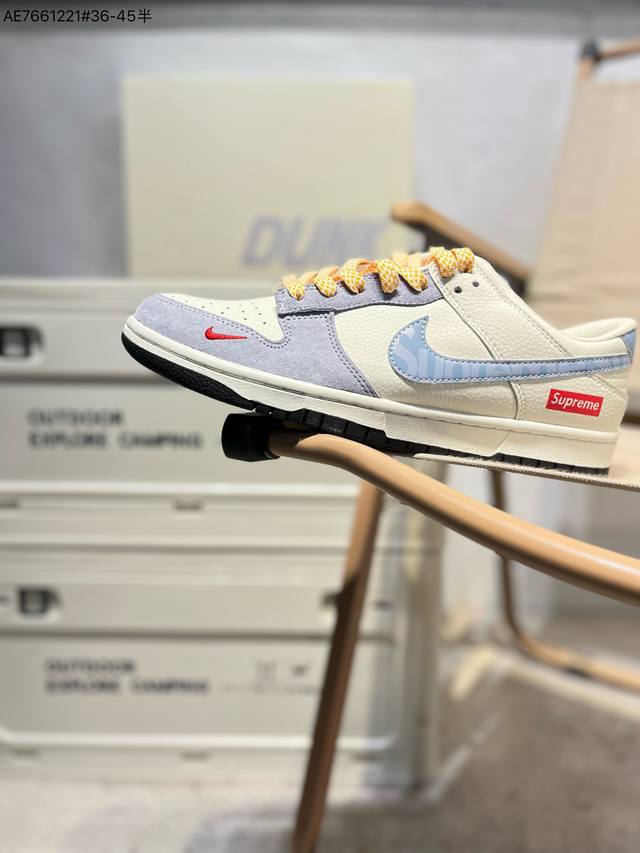 350 海外爆款限量发售！公司级 Nike Sb Dunk Low“斯图西联名” 周年高端定制 低帮休闲板鞋 定制鞋盒 大厂纯原品质出货 超高清洁度 皮料切割干