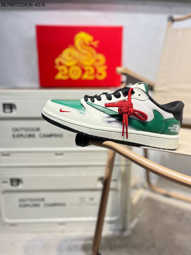 350 定制鞋盒 纯原大厂# 蛇年限定X乔丹Air Jordan 1 Low Aj1低帮系列篮球鞋 官方同步配色 原装级产物 #拒绝公底 立体鞋型 细节完美 高
