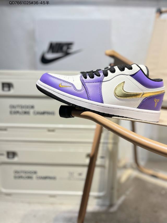 230 公司级头层皮乔丹Air Jordan 1 Low Aj1低帮系列篮球鞋 官方同步配色 原装级产物 #拒绝公底 立体鞋型 细节完美 高清洁度Dc2024