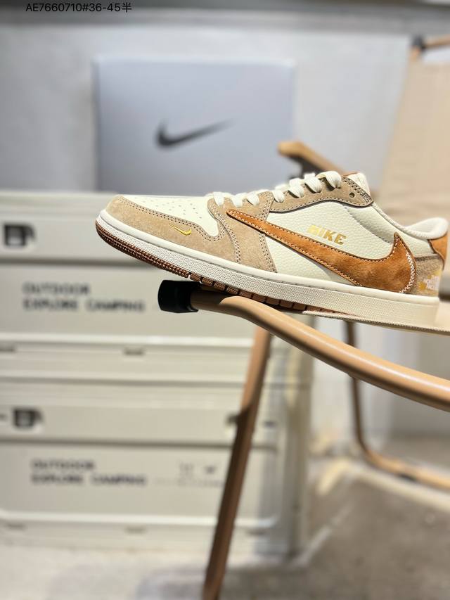 350 定制鞋盒 纯原大厂# 北面 X乔丹Air Jordan 1 Low Aj1低帮系列篮球鞋 官方同步配色 原装级产物 #拒绝公底 立体鞋型 细节完美 高清