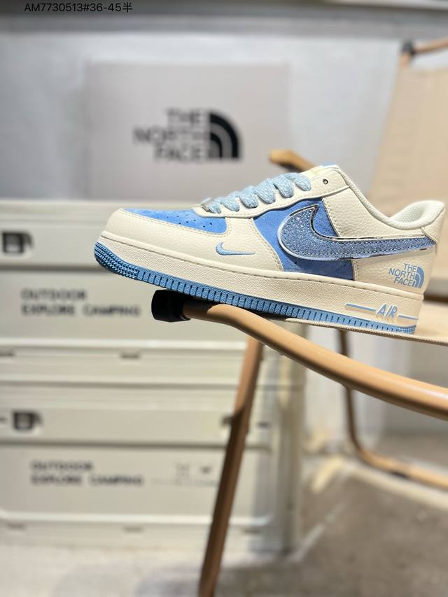 260 北面 X Nk Air Force 1'07 Low 空军一号低帮休闲板鞋 #定制皮料 原楦原纸板 纯正空军版型 高清洁度 内置全掌气垫Qy6818 A