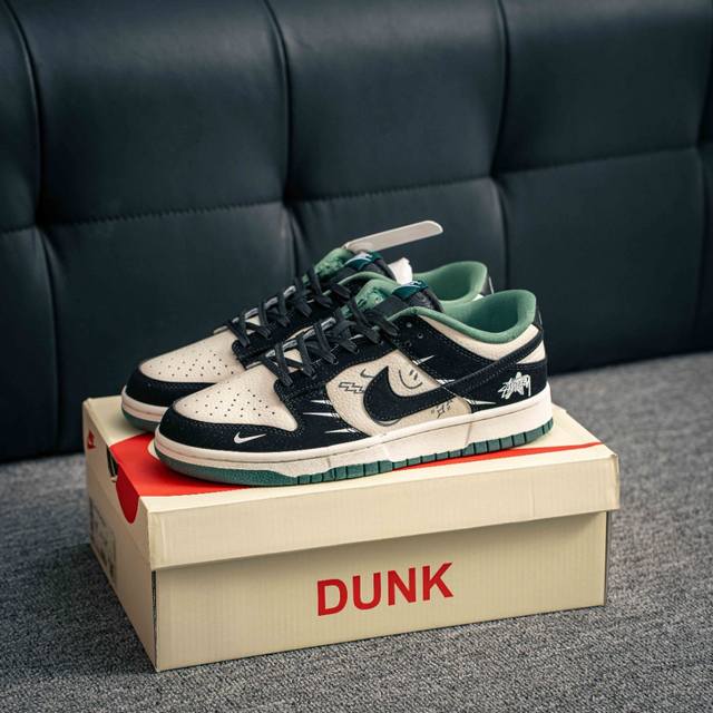 340 核心私 Nike Dunk 全套原楦原模倾力打造完美版型 独家原厂航空铝磨具打磨大底 鞋头坡度极致还原 无解鞋型 原盒原配 圈内天花板工艺 原厂冲刀 超
