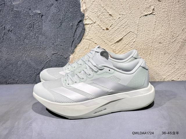 160 #新品上市实拍 阿迪达斯Adidas Adizero Evo Sl 舒适百搭防滑耐磨 低帮 休闲跑步鞋 货号:Jr5840 Qwldaa1724