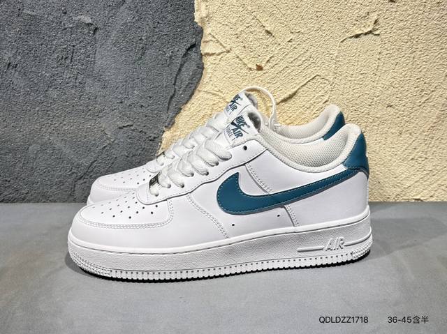 210 #新品上市实拍 Air Force 1 Low’07 空军一号低帮休闲板鞋 定制皮料 原楦原纸板 纯正空军版型 内置全掌气垫 货号：Fj4140 Qdl