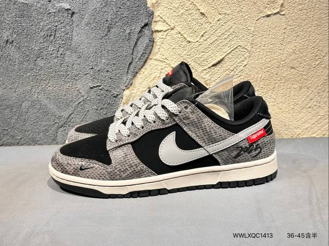 290 海外爆款限量发售！公司级 Nike Sb Dunk Low“Supreme联名” 周年高端定制 低帮休闲板鞋 定制鞋盒 大厂纯原品质出货 超高清洁度 皮