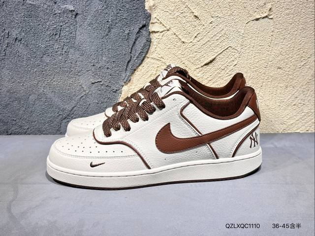 220 #新品上市实拍 耐克 Nike Court Borough Low *猿人头小空军 低帮百搭透气休闲运动板鞋男女鞋。经典耐用的设计，兼顾舒适脚感和出众风