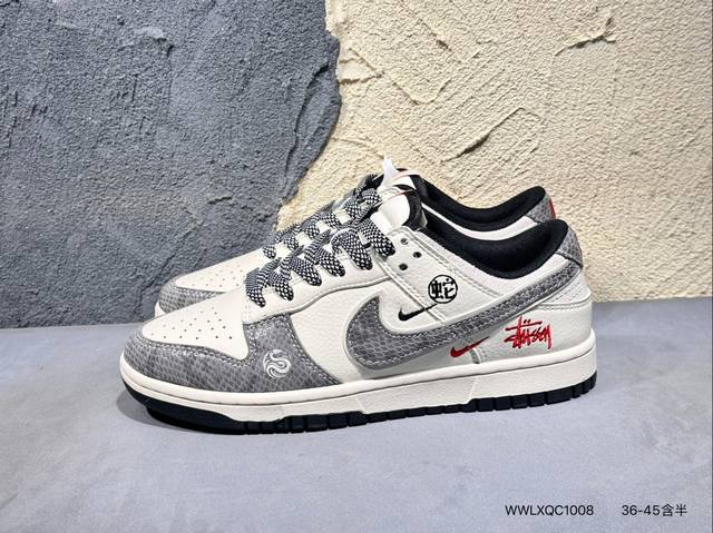 290 蛇年限定 公司级头层Nk Air Force 1'07 Low 空军一号低帮休闲板鞋 #定制皮料 原楦原纸板 纯正空军版型 高清洁度 内置全掌气垫Xf8