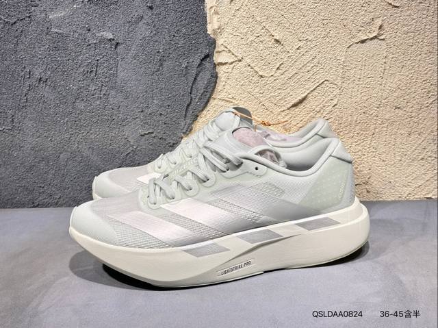 200 #新品上市实拍 阿迪达斯Adidas Adizero Evo Sl 舒适百搭防滑耐磨 低帮 休闲跑步鞋 货号:Jr5840 Qsldaa0824