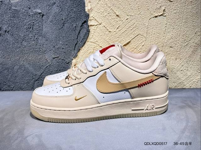 210 #新品上市实拍 Air Force 1 Low’07 空军一号低帮休闲板鞋 定制皮料 原楦原纸板 纯正空军版型 内置全掌气垫 货号：男 Cw2288-1