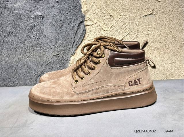 220 #新品上市实拍 Cat纯原 广东大厂 新款 推土机 休闲时尚 男士休闲皮鞋 原单品质真标公司卡特男鞋广东纯原 历年经典热销款 新款头层牛皮耐磨防滑橡胶大