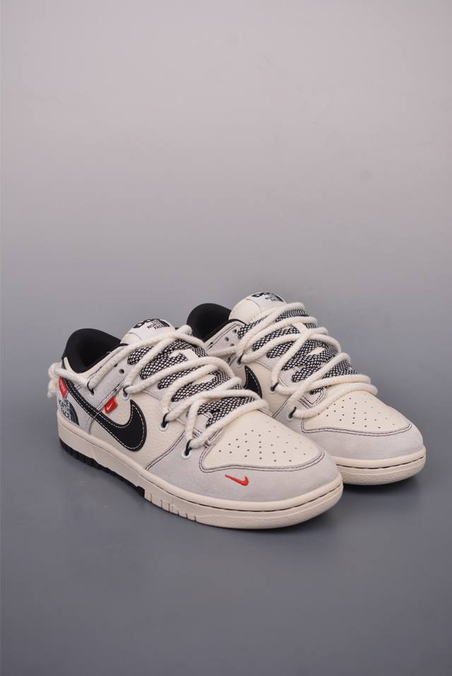 390 Nike Sb Dunk Low 北面联名 解构抽绳鞋带 纯原大厂出品 极力推荐 原装头层材料 独家版型蒸餾加工 帶來的是更好的视觉和脚感体验 大厂纯
