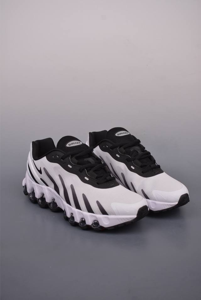 250 Nike Air Max Dn8 全掌科技气垫 缓震运动跑鞋 Dn8的核心亮点在于其八腔气垫结构 根据不同部位设定的气压值专为行走设计 提供卓越的舒适