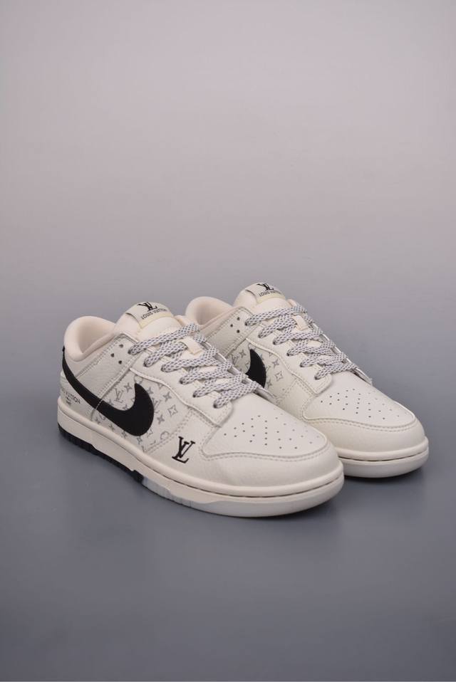 360 Nike Sb Dunk Low Lv联名 解构抽绳鞋带 纯原大厂出品 极力推荐 原装头层材料 独家版型蒸餾加工 帶來的是更好的视觉和脚感体验 大厂纯