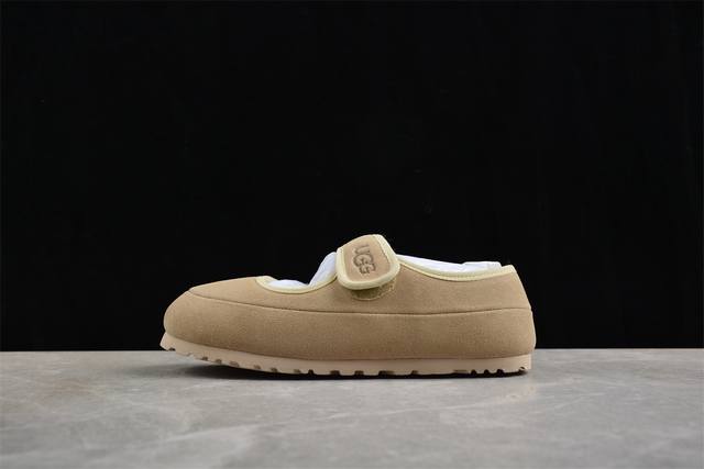 340 年末全网热卖款 Ugg 玛丽珍 穆勒拖鞋 1.5Cm薄底 女款 小红书爆款 广州外贸大厂生产 鞋头到鞋垫真羊皮毛一体 独立外盒包装 工艺 区别市面任何版