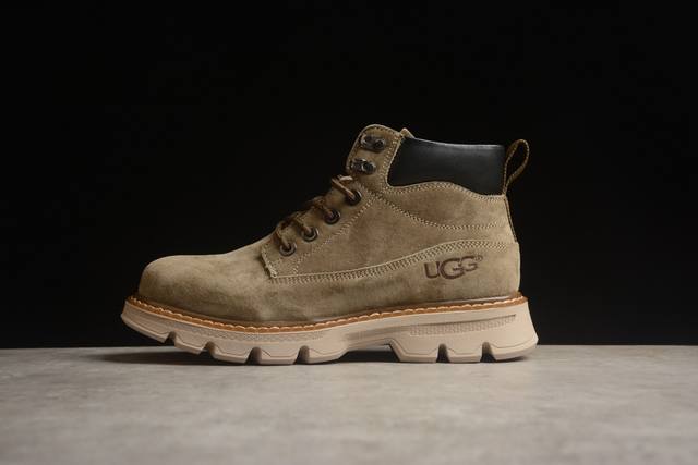 360 Ugg 2024秋冬新品男士中帮休闲马丁靴系列 #广东大厂品质 24Ss秋冬新款 时尚潮流搭配 面料釆用意大利进口磨砂牛皮 全鞋真牛皮材料 大底到五金都