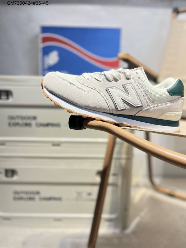 130 Nb新百伦New Balance Ml574经典复古休闲运动慢跑鞋 #原档案开发开发纸版楦型 #原装组合独立私模大底 Qm7300424#36-45