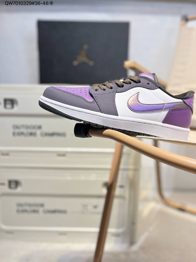 180 公司级头层皮乔丹Air Jordan 1 Low Aj1低帮系列篮球鞋 官方同步配色 原装级产物 #拒绝公底 立体鞋型 细节完美 高清洁度Dz9787