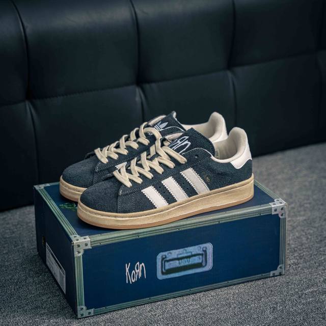 270 核心私 Adidas Originals Campus 00S 学院系列面包风经典复古低帮百搭休闲运动板鞋 货号：If4282 尺码：36 36.5 3