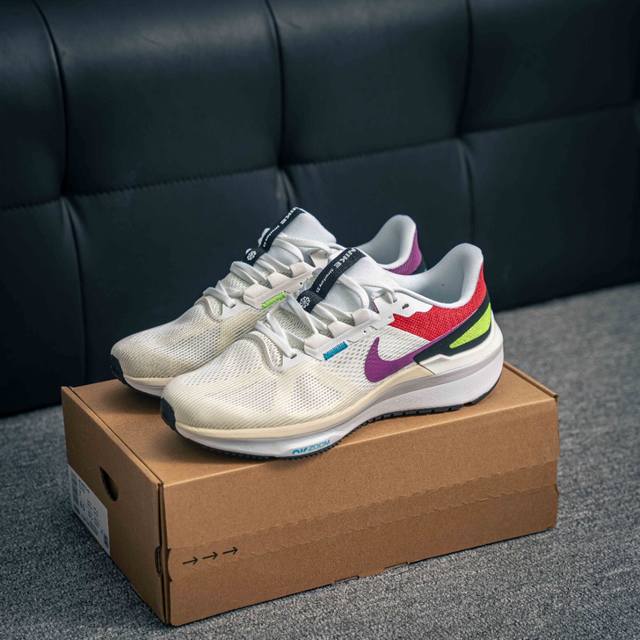 210 核心私 Nike Air Zoom Structure 登月 25代 网面透气跑鞋 官方一比一制作 纯原版本 原装组合大底 采用透气网眼鞋面搭配外翻式鞋