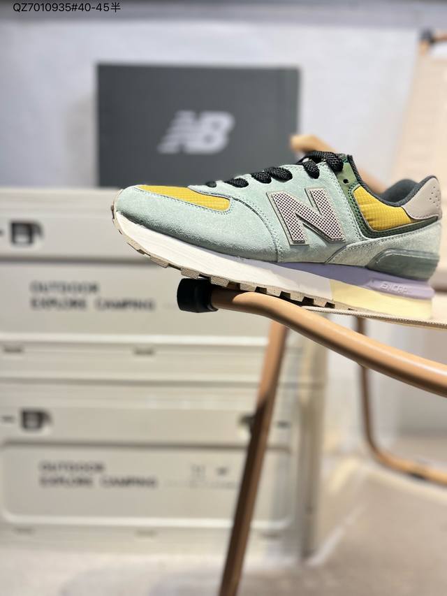 170 Nb新百伦New Balance Ml574经典复古休闲运动慢跑鞋 #原档案开发开发纸版楦型 #原装组合独立私模大底 Qz7010935#40-45半