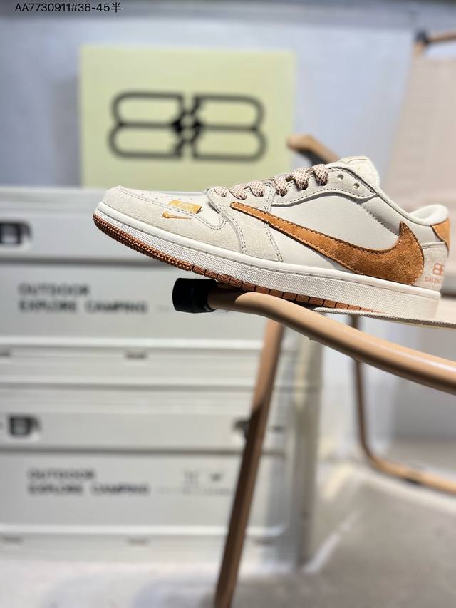 290 公司级头层皮乔丹Air Jordan 1 Low Aj1低帮系列篮球鞋 官方同步配色 原装级产物 #拒绝公底 立体鞋型 细节完美 高清洁度Xs3086