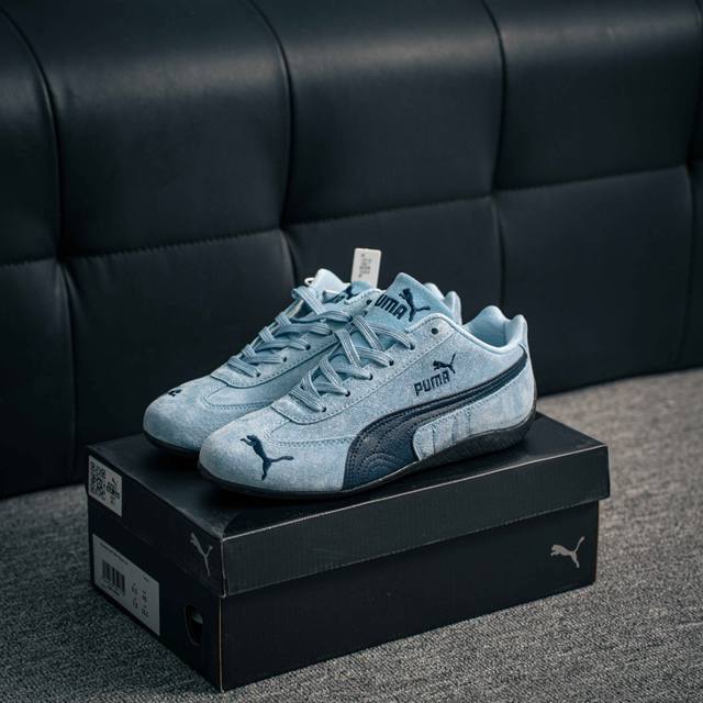 200 核心私 Puma Speedcat Og 浅兰 彪马罗马阿莫尔系列 复古运动休闲赛车跑鞋 全球知名运动品牌Puma宝马赛车系列 融合了宝马车队的标志性配