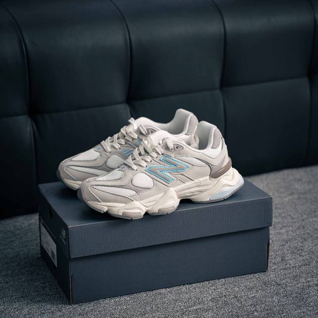 270 核心私 New Balance Nb9060系列 新百伦绒面革网布经典百搭防滑耐磨透气低帮生活休闲鞋 全套原楦原纸板原厂数据开发 进口三明治网面 原装进