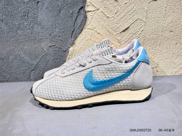 160 #新品上市实拍 Tz Nike Roshe Run Ld-1000 X Stussy 华夫一代系列华夫复古休闲运动慢跑鞋 美国元祖街头潮牌-斯图西联手N