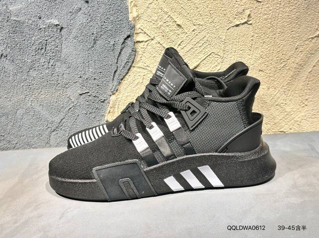 140 #新品上市实拍 阿迪达斯Adidas 反光系列 采用原装圆筒针织鞋面，市面最为正确Eva轻量高弹大底 三叶草新品Adidas Eqt Basketbal