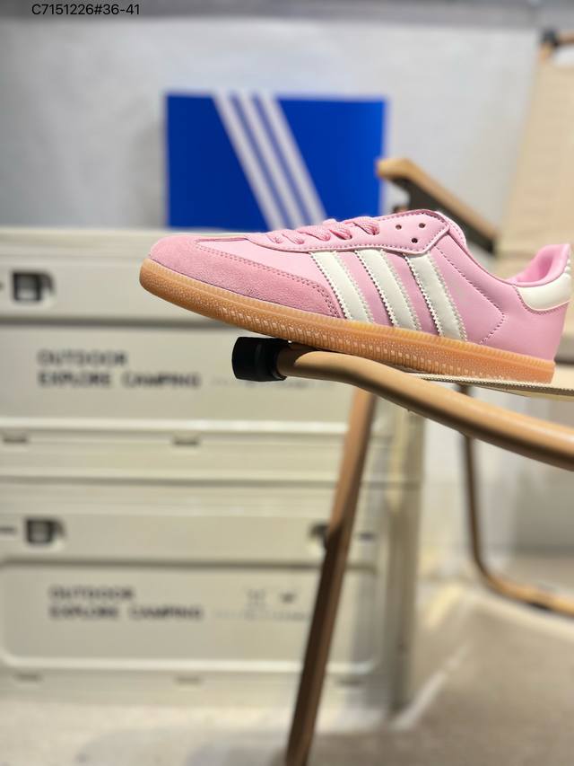 120 Adidas Originals Wb Pony Tonal Samba Og 桑巴舞系列绅士德训足球风百搭低帮休闲运动板鞋Jr3154 C715122