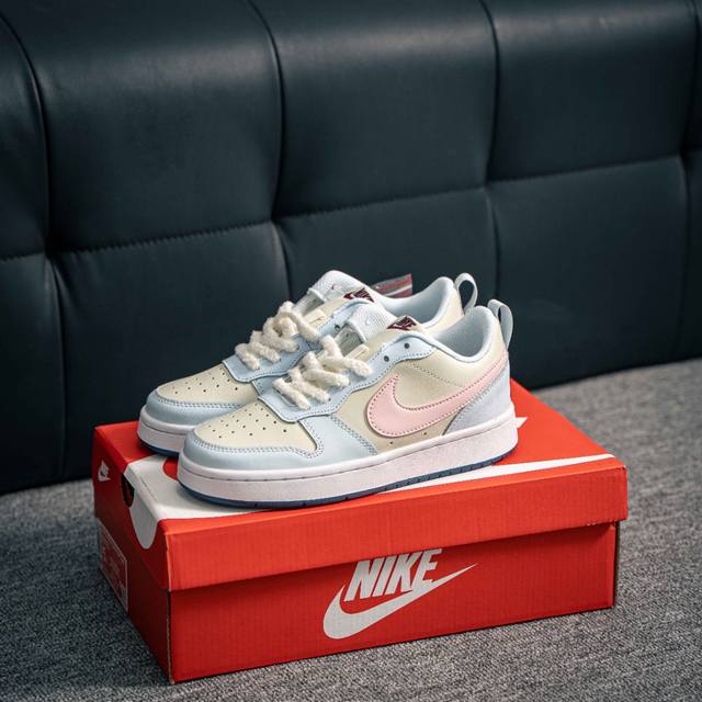 220 核心私 Nike Court Borough Low 2 Fp 小空军 原数据独家私模大底 低帮百搭透气休闲运动板鞋，经典耐用的设计，兼顾舒适脚感和出众