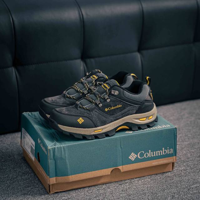 340 核心私 新货Columbia 哥伦比亚户外登山鞋休闲鞋户外越野徒步鞋广东大厂品质 面料采用进口磨砂牛皮 鞋底采用Vibram黄金大底 专门为鞋底设计的橡