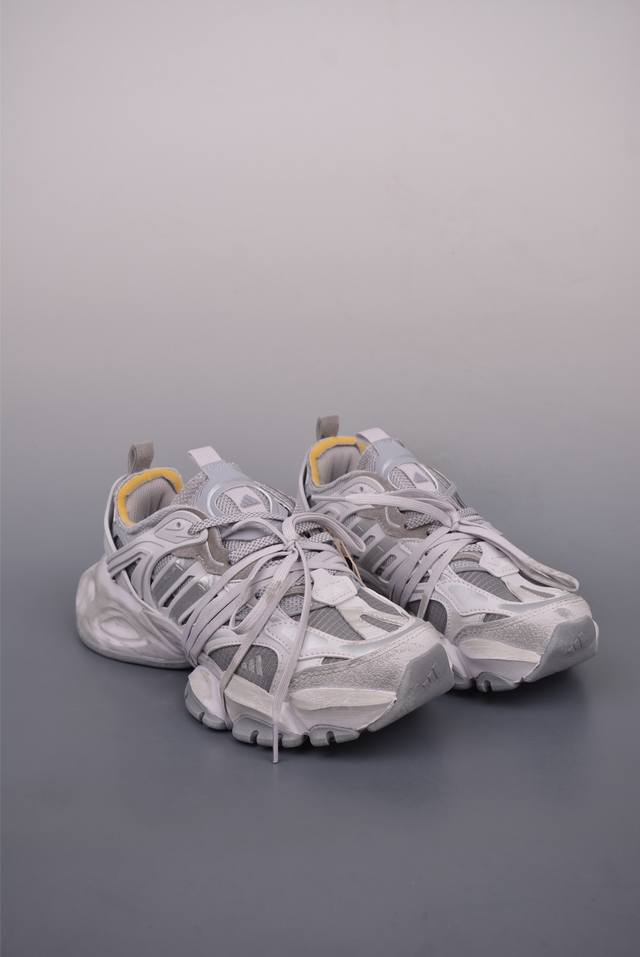 290 Adidas Vento Xlg Deluxe 潮流前卫科技 休闲运动老爹鞋 纯原版本 未来科技主义线条勾勒前卫张力 呈现饱满立体的3D感鞋身 浑厚中