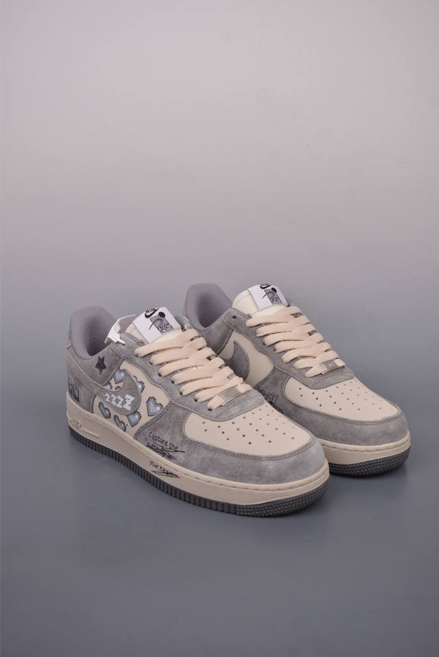 340 Nike Air Force 1 Low 灰心转意 原楦头原纸板 打造纯正空军版型 专注外贸渠道 全掌内置蜂窝气垫 原盒配件 原厂中底钢印、拉帮完美