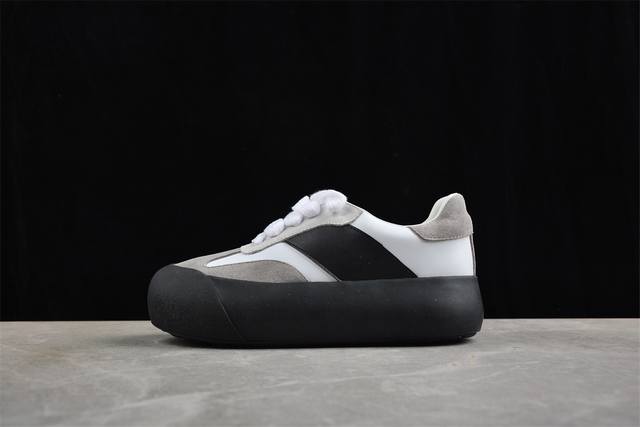 360 马丁·马吉拉· Maison Margiela Panelled Platform Low Top Sneakers 帕内尔系列低帮松糕厚底百搭休闲大头