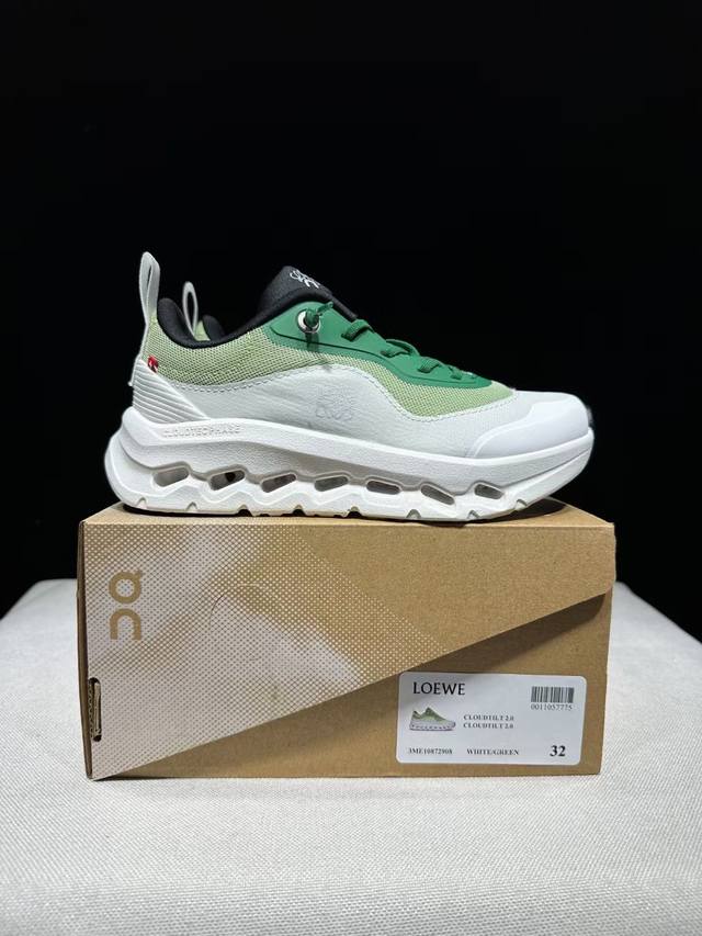 140 On昂跑 X Loewe罗意威 童鞋 Cloudtilt 2.0跑步鞋28-37