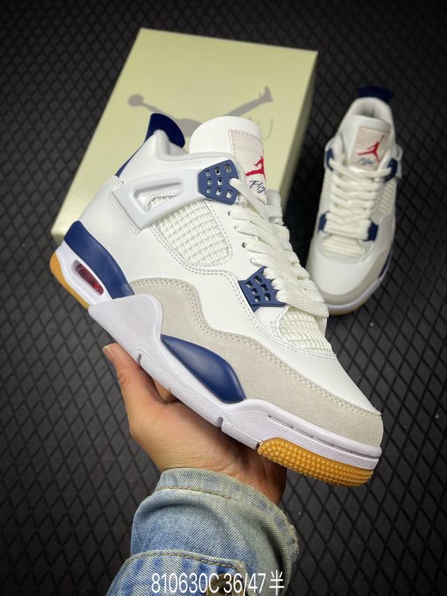 430 C支持放店 公司级Nike Air Jordan 4 Retro 耐克迈克尔·乔丹Aj4代中帮复古休闲运动文化篮球鞋 原厂材料Tpu超Q弹网格材质 缜密