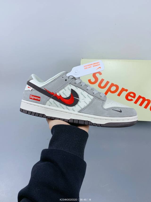 ：200 公司级 Nike Sb Dunk Low 周年高端定制 低帮休闲板鞋 定制鞋盒 大厂纯原品质出货 超高清洁度 皮料切割干净无任何毛边 细节完美 si