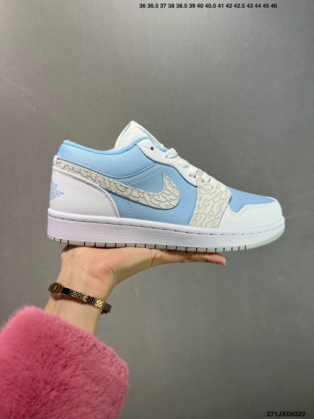 180 公司级Air Jordan 1 Low aj1乔1低帮休闲板鞋 同步官方配色 市场唯一独家头层皮打造 原鞋原档案开发 原厂皮料 原档冲孔鞋头 正确满胶鞋